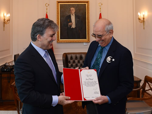 President Gül Decorates Feroz Ahmad with Order of Merit